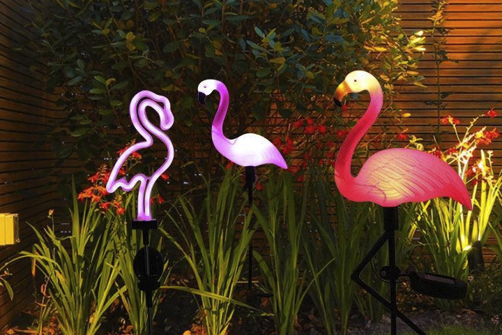 Pink Flamingo Lamps